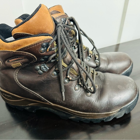 Men's Merrill REI Monarch Gortex Brown Hiking Boots - Picture 2 of 7